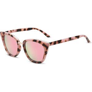 Unisex Pink Tortoise/Pink Designer Sunglasses Fashion UV400 Protection Glasses